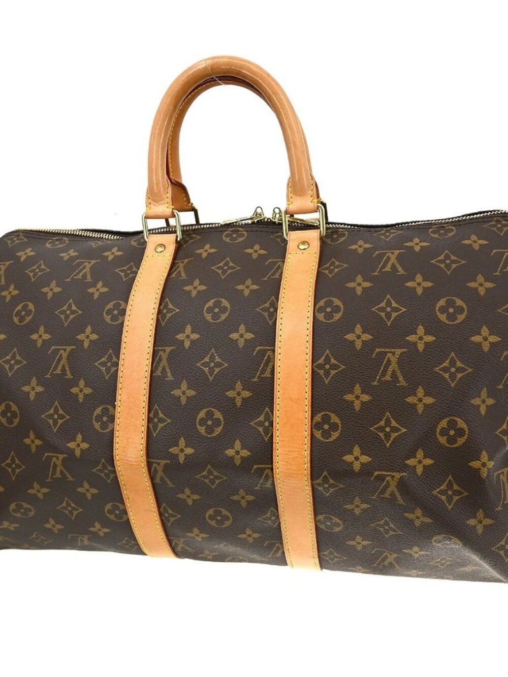 LOUIS VUITTON KEEPALL 45 DUFFLE HANDBAG MONOGRAM - Picture 2 of 15